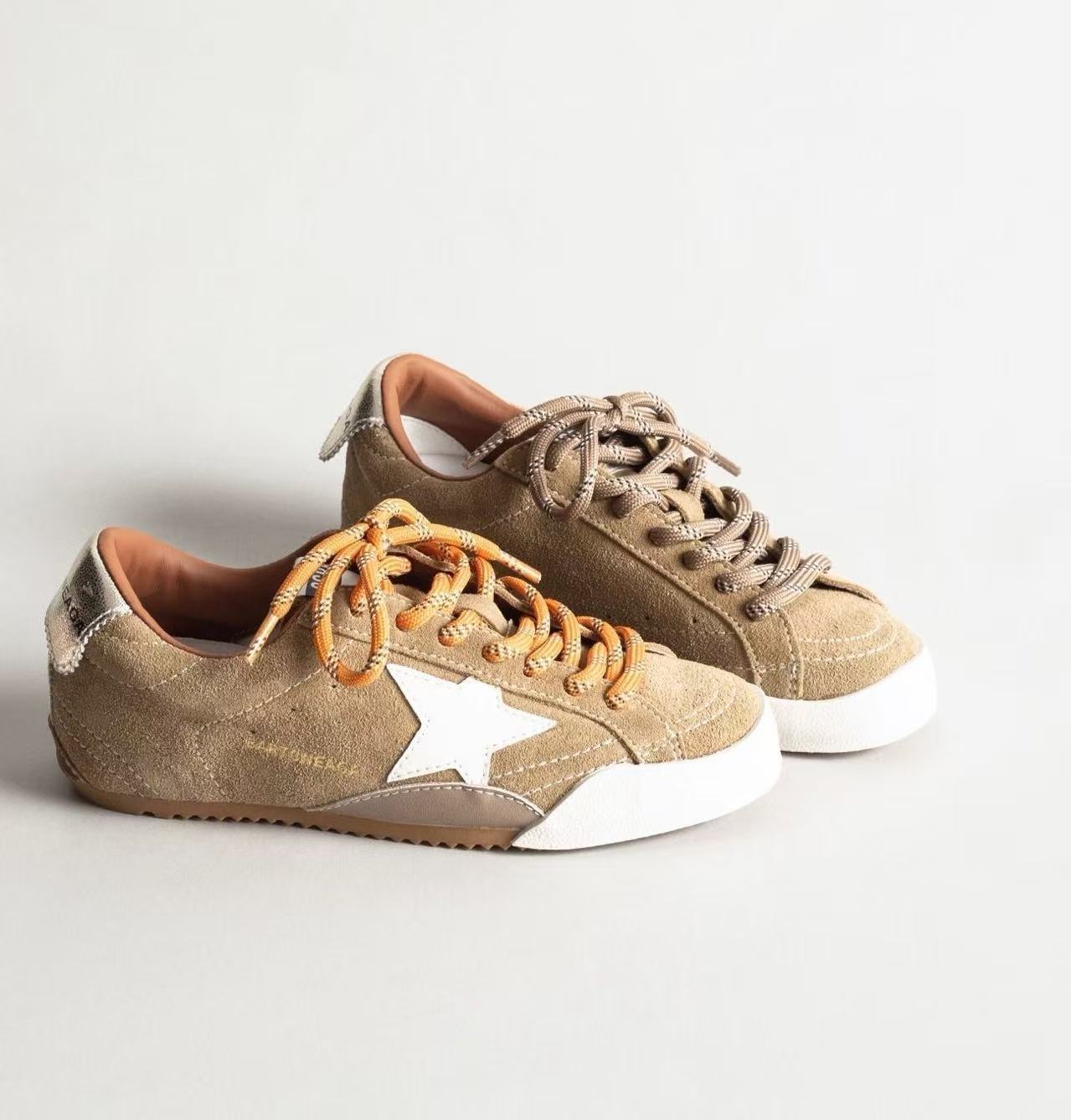 color-blocked flat casual shoes